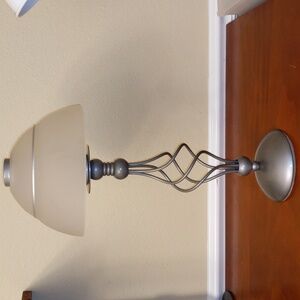 Vintage Retired Partylite Grand Paragon Tealight Candle Table Lamp